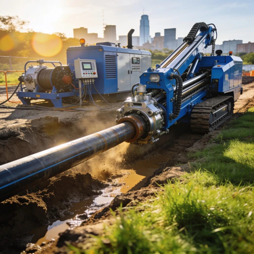 Modern trenching technology enhancing utility installations during excavation